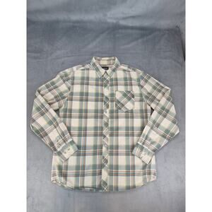 Marmot Plaid Hiking Outdoor Casual Multicolor Men Long Sleeve Button Up Shirt L